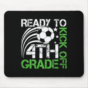 Bereit zum Anpfiff 4. Klasse Fußball Ll Retro Zurü Mousepad
