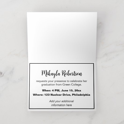 Bereit zum Ausstrahlen von Abschluss (Innen Mitte)