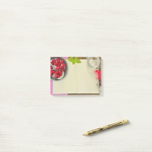 Bereit zum Bake Post-it®-Notizen 4 x 3 Post-it Klebezettel (Auf Schreibtisch)