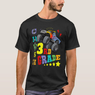 Bereit zum Brechen des Monsterfahrers der dritten T-Shirt