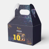 Bereit zum Crash Monster LKW dunklen Geburtstag Geschenkschachtel (Vorderseite)