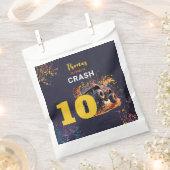 Bereit zum Crash Monster LKW dunklen Geburtstag Geschenktütchen (Ausgeschnitten)