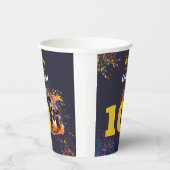 Bereit zum Crash Monster LKW dunklen Geburtstag Pappbecher (Rechts)