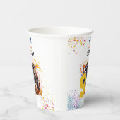 Bereit zum Crash von Monster LKW Geburtstag Pappbecher (Rechts)