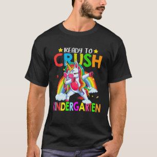 Bereit zum Crush Kindergarten Entschlacken Zurück T-Shirt