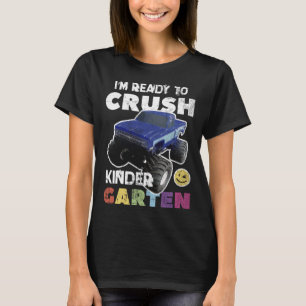 Bereit zum Crush Kindergarten Monster Truck Boy zu T-Shirt