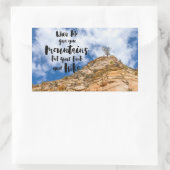 Bereit zum Entdecken Rechteckiger Aufkleber (Tasche)