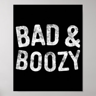 Bereit zum Feiern-Shirt Lustige Männer Frauen Trin Poster