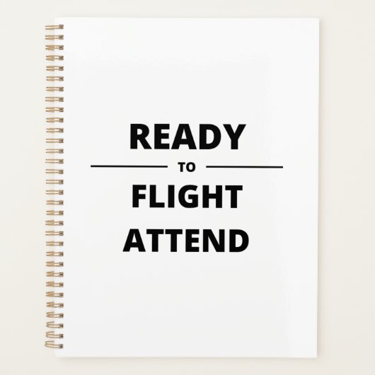 BEREIT ZUM FLUGANGEBOT PLANER (Vorderseite)