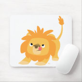 Bereit zum Frühling Cartoon Löwenmousepad Mousepad (Mit Mouse)