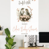 Bereit zum Hatch! Niedliches Vogelbaby - Empfang Poster (Heimbüro)