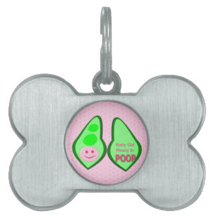 Bereit zum Kack des Girl Pink Pea Tiermarke