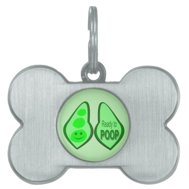 Bereit zum Kack von Green Pea Funny Tiermarke (Vorderseite)