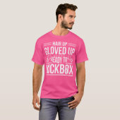 Bereit zum Kickbox-Kickboxer-Kickboxen T-Shirt (Vorne ganz)