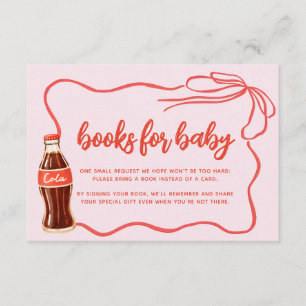 Bereit zum Knallen Retro-Soda-Bücher für Baby Begleitkarte