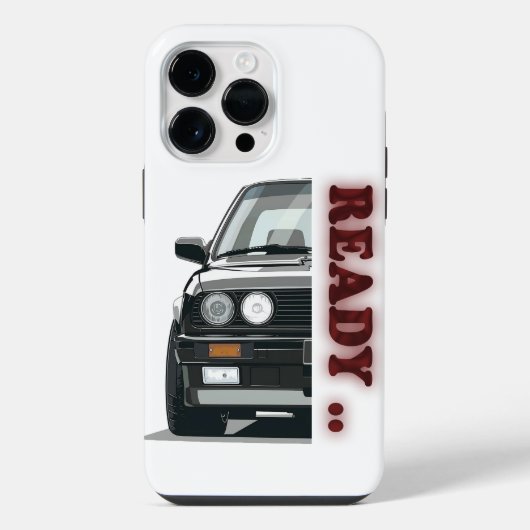 Bereit zum Losfahren iPhone Hülle (Rückseite)