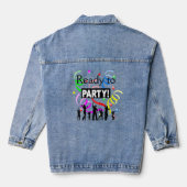 Bereit zum Party Denim Jacket Jeansjacke (Rückseite)