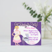 Bereit zum Party! Einladung (Stehend Vorderseite)