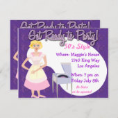 Bereit zum Party! Einladung (Vorne/Hinten)