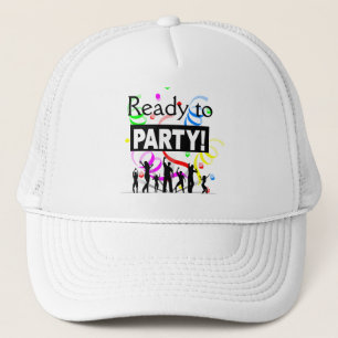 Bereit zum Party Trucker Hut Truckerkappe