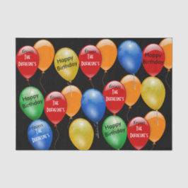 Bereit zum Personalisierten Geburtstag Seidenpapier