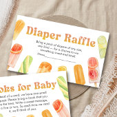 Bereit zum Platzen Popsicle Baby Shower Windel-Raf Begleitkarte