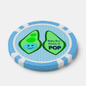 Bereit zum Pop Baby Boy Blue Pee Pokerchips (Einzeln)