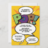 Bereit zum Pop Baby Duwer Gender Neutral-Foto Einladung (Vorderseite)