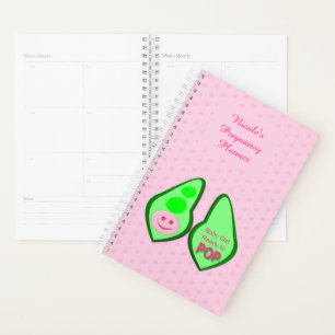 Bereit zum Pop Baby Girl Pink Pea Custom Schwanger Planer