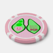 Bereit zum Pop Baby Girl Pink Pea Pokerchips (Einzeln)