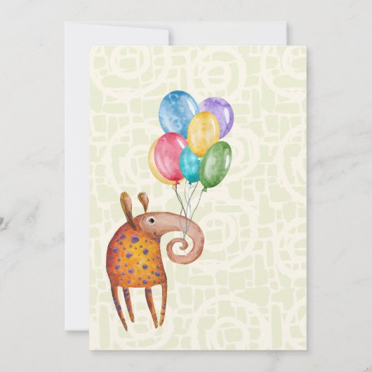 Bereit zum Pop Babydusche Einladung (Rückseite)