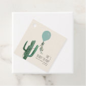 Bereit zum Pop Blue Balloon Baby Dusche Geschenkanhänger (Beispiel)