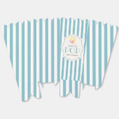 Bereit zum Pop Blue Stripe Boy Baby Duschkabine Po Geschenkschachtel (Ungeklappt)