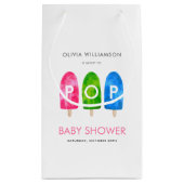 Bereit zum Pop bunt Popsicle Baby Dusche Kleine Geschenktüte (Rückseite)