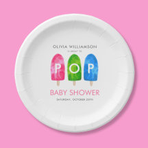 Bereit zum Pop bunt Popsicle Baby Dusche