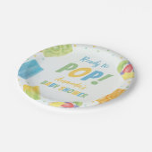 Bereit zum Pop Eiscreme Sommer Babydusche Popsiv Pappteller (Schrägansicht)