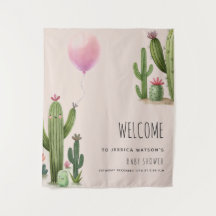 Bereit zum Pop Girl Balloon Cactus Green Baby Show