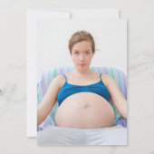 Bereit zum Pop Modernes Fun Baby Dusche Foto Einladung (Rückseite)