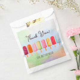 Bereit zum Pop Niedliche Popsicles Babydusche Geschenktütchen