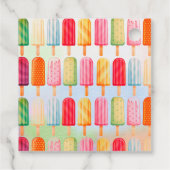 Bereit zum Pop Niedliche Popsicles Kinderdusche Geschenkanhänger (Rückseite)