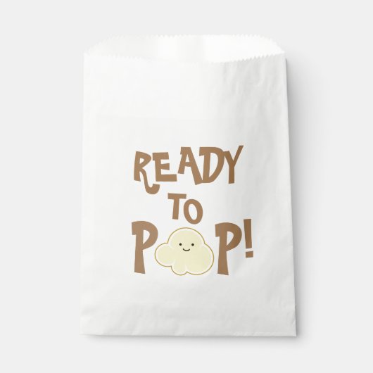 Bereit zum Pop Niedlicher Popcorn-Kernel Geschenktütchen (Vorderseite)