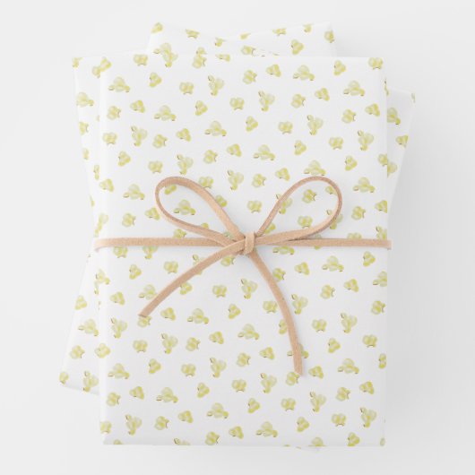 Bereit zum Pop! Popcorn Wrapping Paper Geschenkpapier Set (Beispiel)