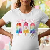 Bereit zum Pop Popsicle Mommy Baby Dusche T-Shirt