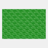 Bereit zum Pop Schwangere, grüne Pea Baby Dusche Geschenkpapier Set (Vorderseite 2)