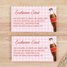 Bereit zum Pop Soda Cola Custom Begleitkarte