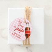 Bereit zum Pop Soda Pop Cola Girl Babydusche Geschenkanhänger (Beispiel)