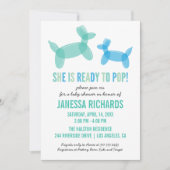 Bereit zum Pop Stilvolle Kinderdusche Einladungen (Vorderseite)