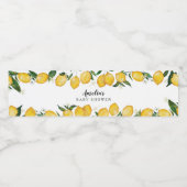 Bereit zum Pop, Zitrone Babydusche Wasserflaschenetikett (Einzelnes Label)