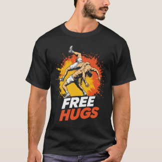 Bereit zum Ringen Wrestling Zwei Athleten Kampf Sp T-Shirt