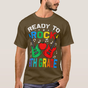 Bereit zum Rock 9. Klasse zurück zur Schule Gitarr T-Shirt
